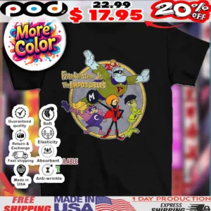 Frankenstein Jr and The Impossibles 60s saturday morning cartoon characters 2025 shirt