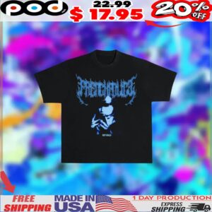 French Police En La Noche Soy Malo Metallic Shirt