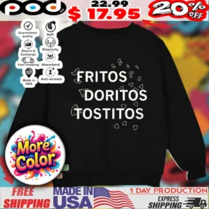 Fritos doritos tostitos crumbs shirt