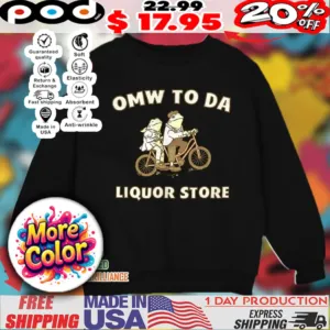 Frog Cycling Omw To Da Liquor Store Shirt