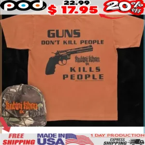 GUNS DON'T KILL PEOPLE Kublai khan KILLS PEOPLE shirt
