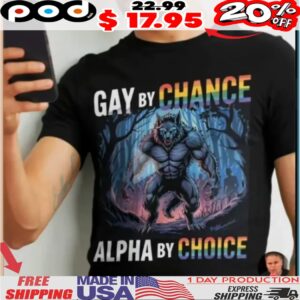 Gay By Chance Alpha By Choice Shirt