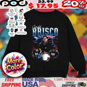 Gerald Brisco WWE vintage bootleg lightning shirt
