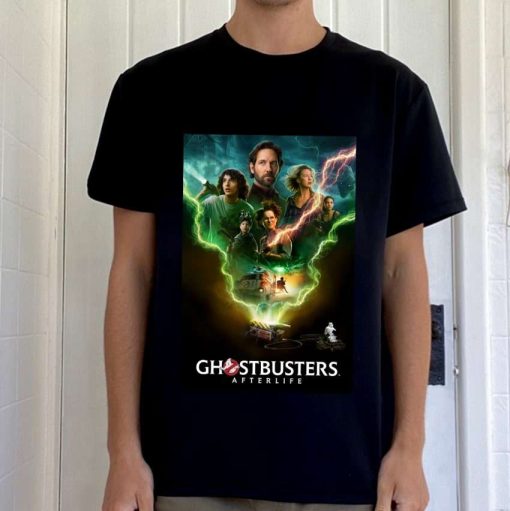 Ghostbusters Afterlife Movie Black T-Shirt Ghostbusters Afterlife Movie Black T-Shirt