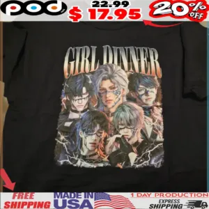 Girl Dinner Tomorrow's Catch 22 Love And Deepspace Vintage Bootleg Style Shirt