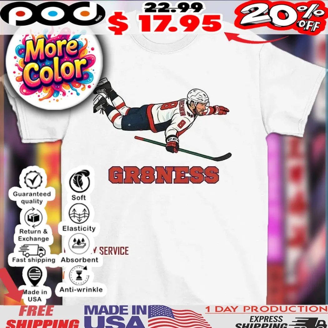 Gr8ness ovechkin hockey dive shirt