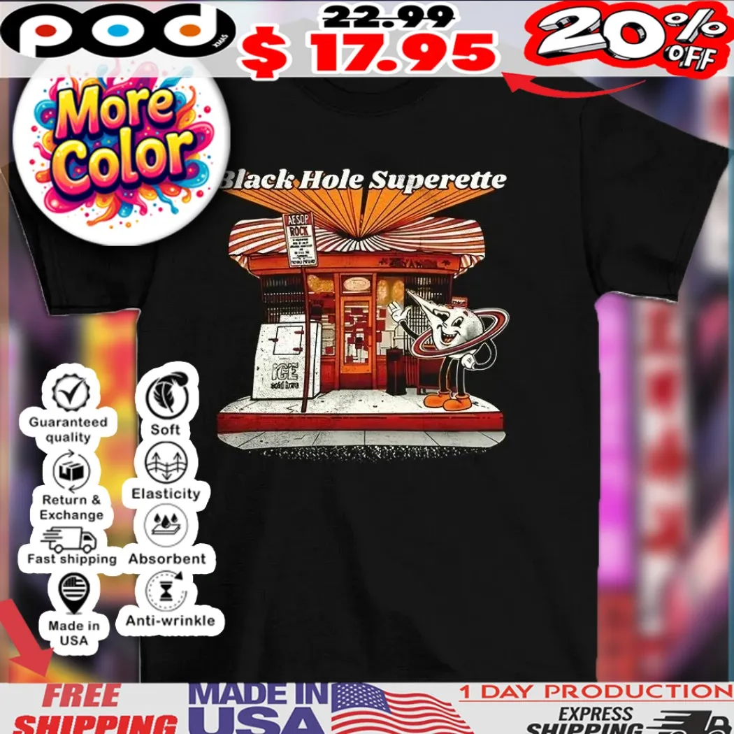 Grand opening black hole superette 2025 shirt