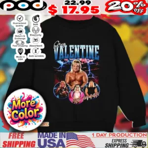 Greg Valentine The Hammer WWE bootleg style lightning shirt