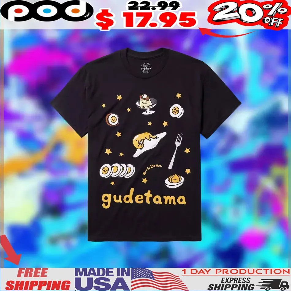 Gudetama Eggs Stars 2025 Shirt