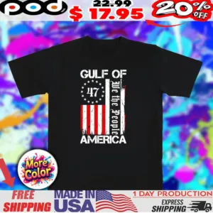 Gulf of America 47 we the people flag vintage shirt