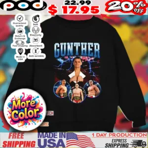 Gunther Walter WWE vintage bootleg lightning shirt