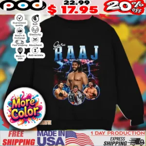 Guru Raaj WWE vintage bootleg lightning shirt