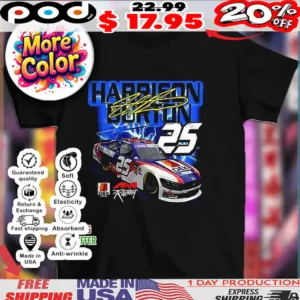 Harrison Burton 25 AM Racing NASCAR shirt