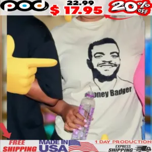 Honey badger Smiling Face Graphic shirt