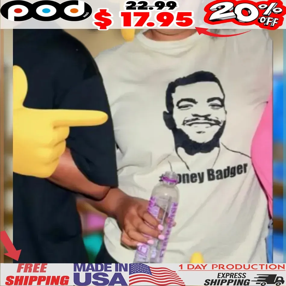 Honey badger Smiling Face Graphic shirt