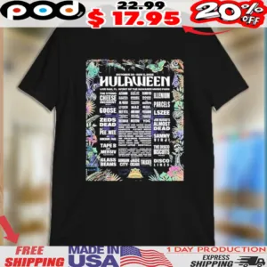 Hulaween Festival 2025 Live OAK FL Suwannee Music Park From October 30th To November 2nd Shirt