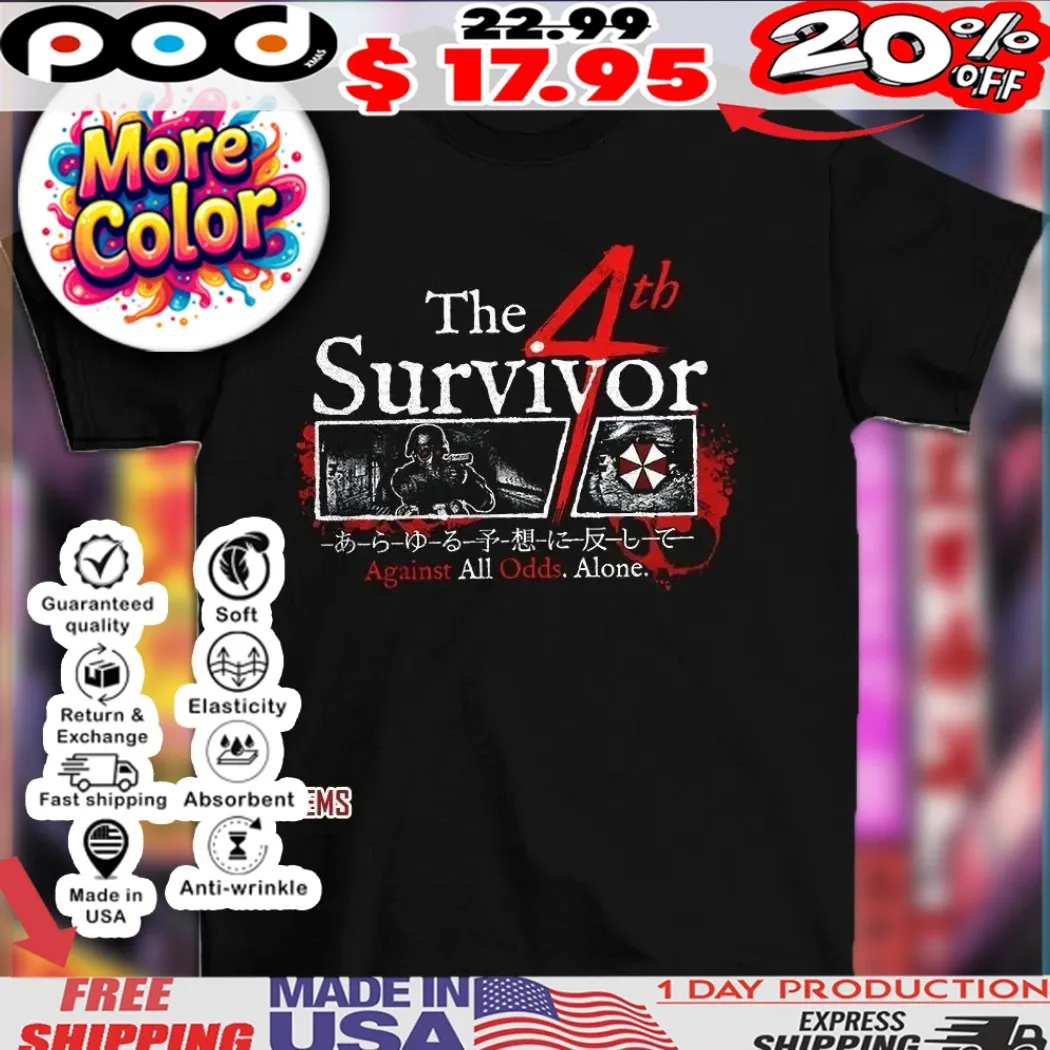 Hunk the 4th survivor against all odds alone 2025 shirt