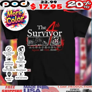 Hunk the 4th survivor against all odds alone 2025 shirt