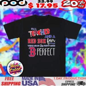 I’m a teacher and a Boston Red Sox fan which means I'm pretty much perfect shirt