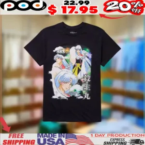 InuYasha Sesshomaru vintage bootleg style anime shirt