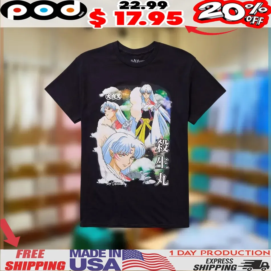 InuYasha Sesshomaru vintage bootleg style anime shirt