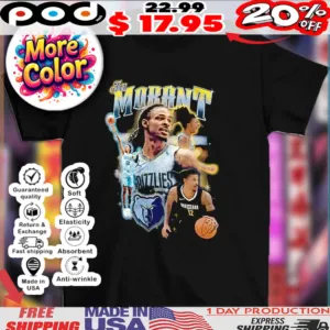 Ja Morant Memphis Grizzlies NBA basketball notorious 3 0 player vintage bootleg style shirt