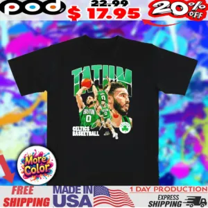 Jayson Tatum Boston Celtics Signature Vintage Bootleg Style 2025 Shirt