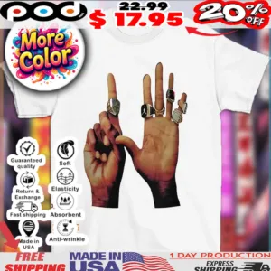 Jayson Tatum Boston Celtics flight MVP rings hand sign shirt