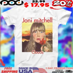 Joni Mitchell Clouds Ladies of Canyon Folk Music 2025 Shirt