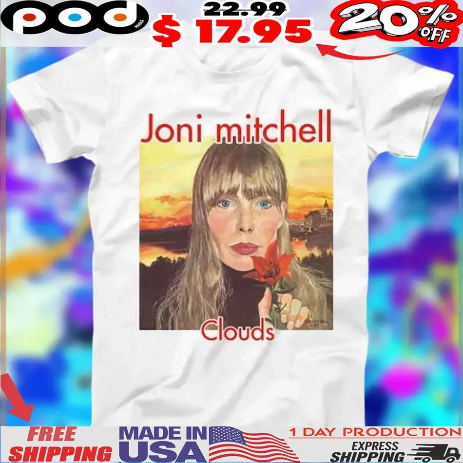 Joni Mitchell Clouds Ladies of Canyon Folk Music 2025 Shirt