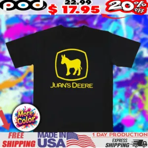 Juan’s Deere Tractor Parody Latino Farm Humor shirt