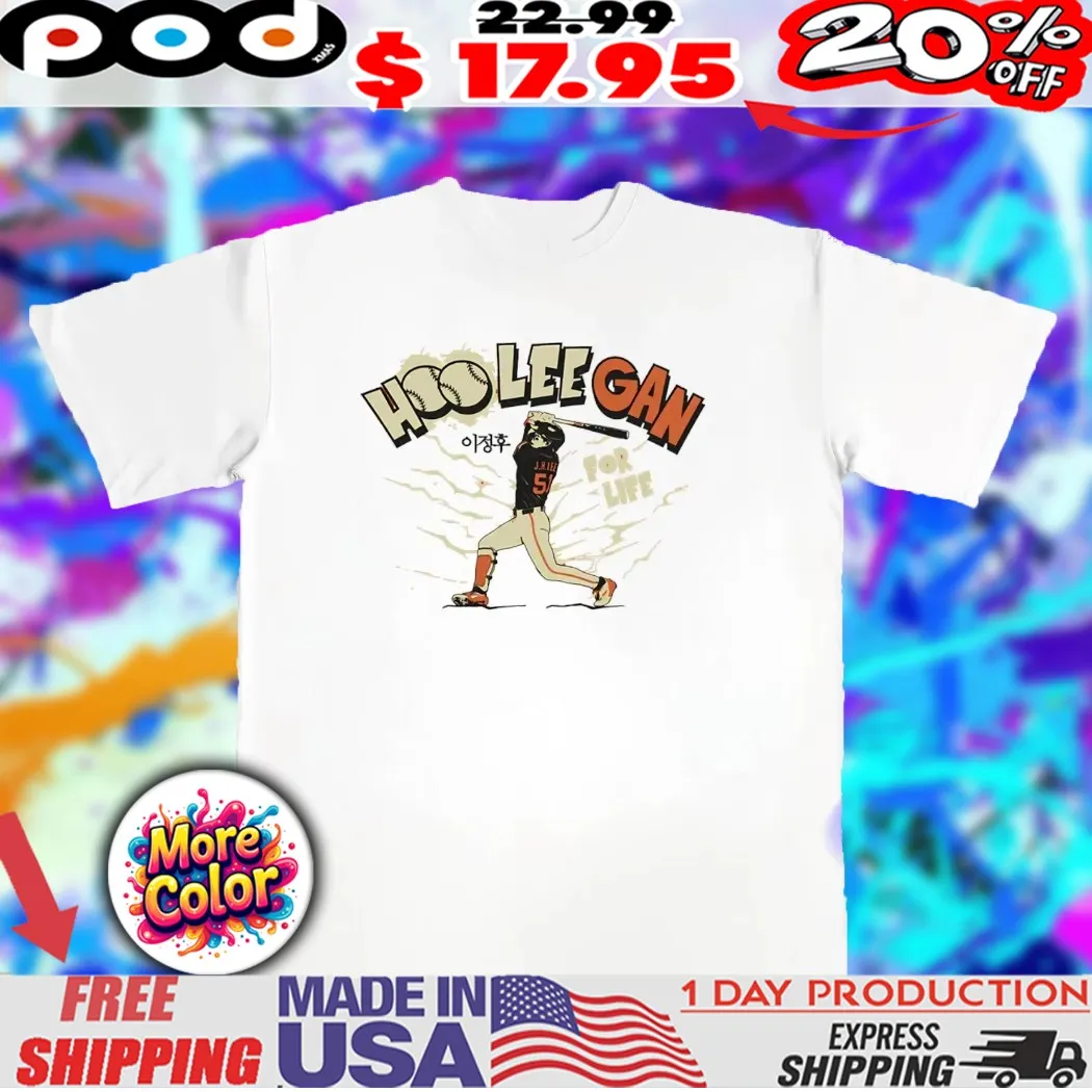 Jung Hoo Lee Gan for Life San Francisco Giants Pose shirt
