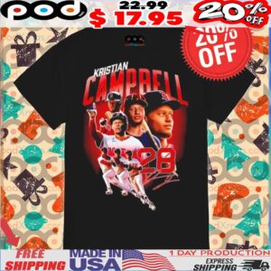 Kristian Campbell Boston Red Sox Mlb Signature Vintage Bootleg Style Shirt