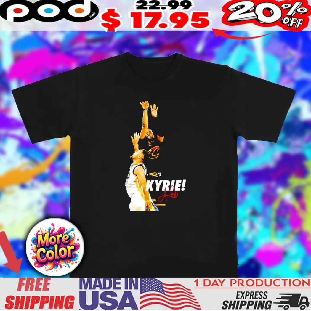 Kyrie Irving Dallas Mavericks signature vintage graphic shirt Kyrie Irving Dallas Mavericks signature vintage graphic shirt