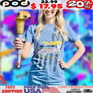 Law Enforcement Torch Run For Special Olympics Maryland Celebrity 40 Years Of Inclusion Shirt