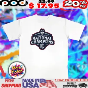 Logo UConn Huskies 2025 NCAA March Madness National Champions shirt