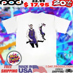 Luka Dončić 77 to LeBron iconic LA Lakers comic shirt