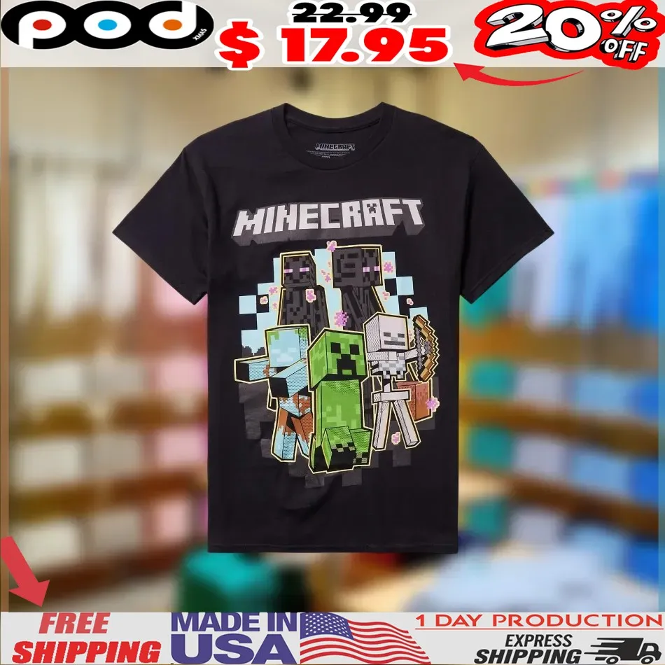 Minecraft Character Team 2025 Shirt