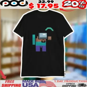 Minecraft Steve Classic Shirt