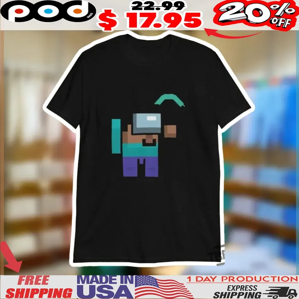 Minecraft Steve Classic Shirt