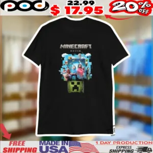 Minecraft Steve Movie Shirt