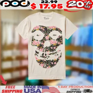 Misfits Floral Fiend Skull 2025 Shirt