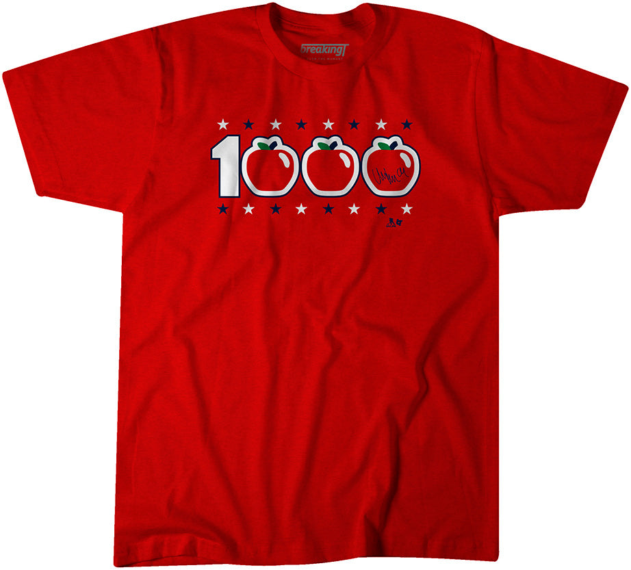 N1KY APPLES NICKLAS BACKSTROM 1000 Signature Shirt