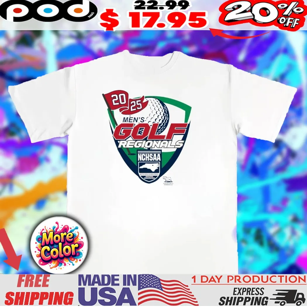 NCHSAA Men’s Golf Regional Championships logo shirt