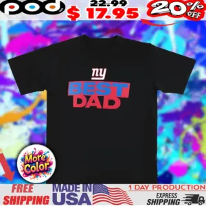 New York Giants Best Dad 2025 logo shirt