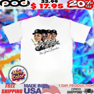 New York Torpedo New York Yankees caricature chibi shirt