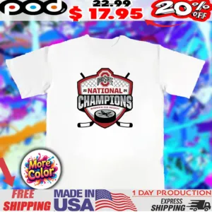 Ohio State Buckeyes Women’s Hockey 2024-25 National Champions logo shirt