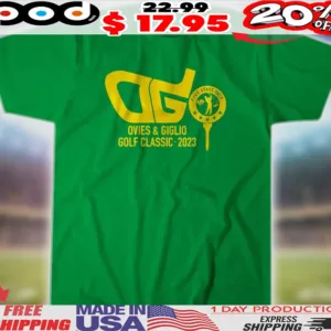 Ovies & Giglio Podcast The Golf Classic 2023 Five Stars Only Shirt