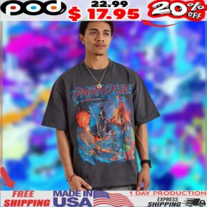 Paradise Lost Control Your Wave Skeleton Shirt