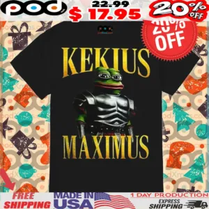 Pepe the Frog Kekius maximus gladiator shirt
